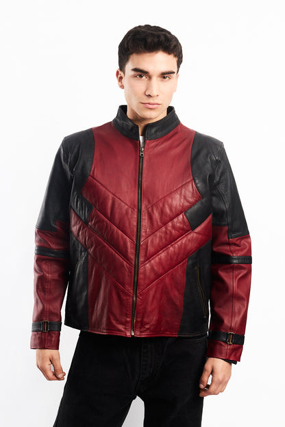 Genuine Leather Moto Jacket (M/L)