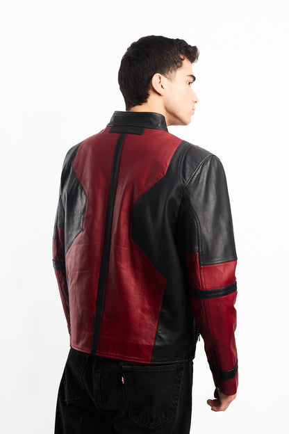 Genuine Leather Moto Jacket (M/L)