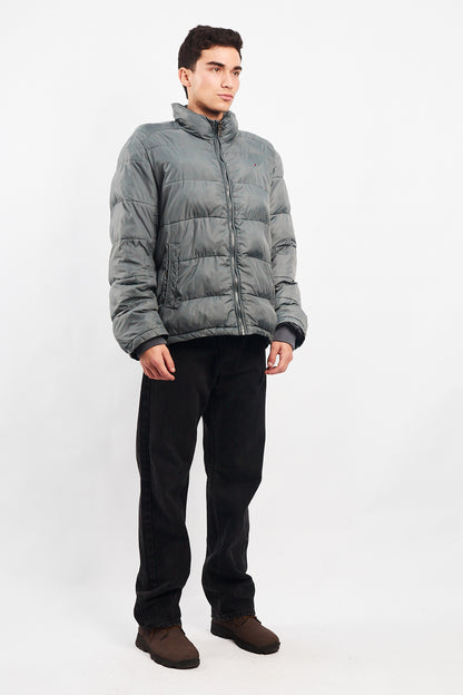 2000 Tommy Hilfiger Gray Puffer Jacket (M/L)