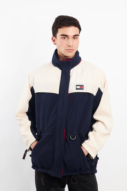 1990 Vintage Tommy Hilfiger Fleece Shell Parka Jacket (M/L)