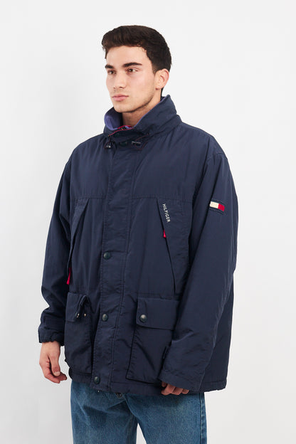1990 Vintage Tommy Hilfiger Padded Parka Jacket (L/XL)