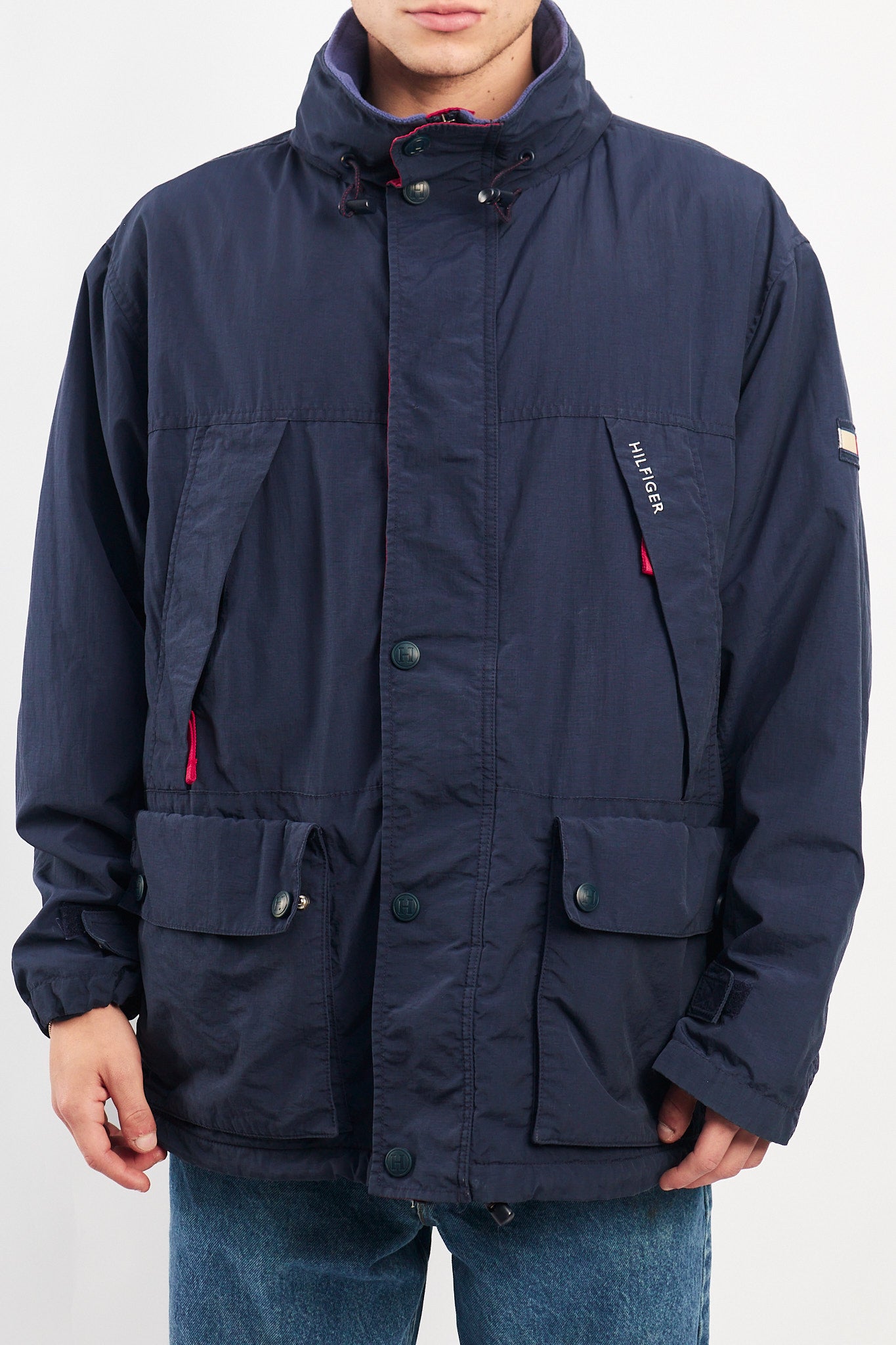 1990 Vintage Tommy Hilfiger Padded Parka Jacket (L/XL)
