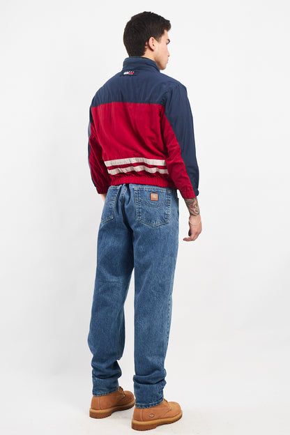 1990 Vintage Tommy Colorblock Bomber Jacket (XS/S)