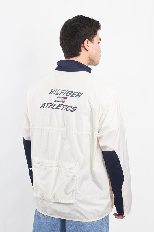 2000 Y2K Hilfiger Athletics Track Jacket (L/XL)