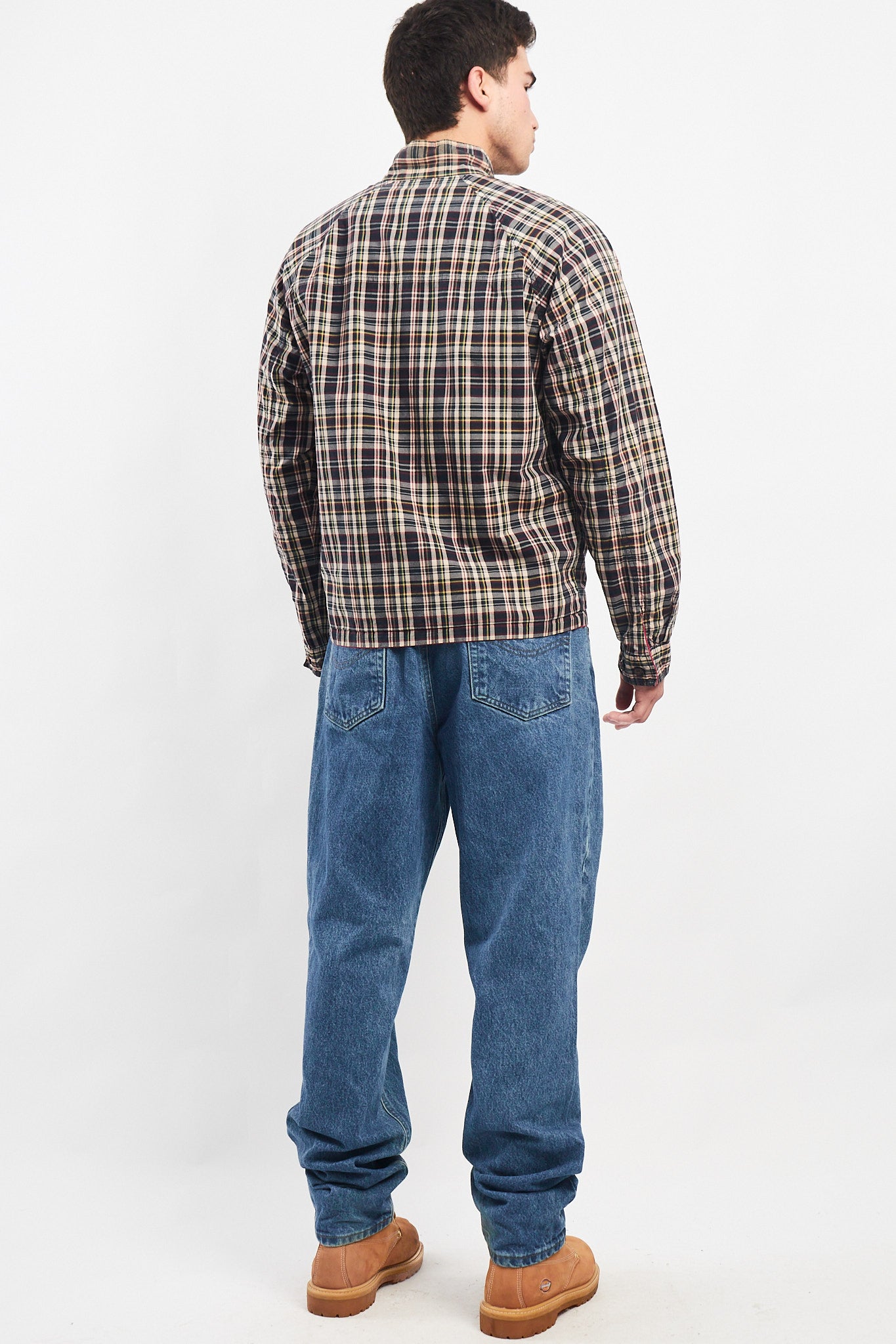 2009 Tommy Hilfiger Reversible Tartan/Salmon Harrington Jacket (M)