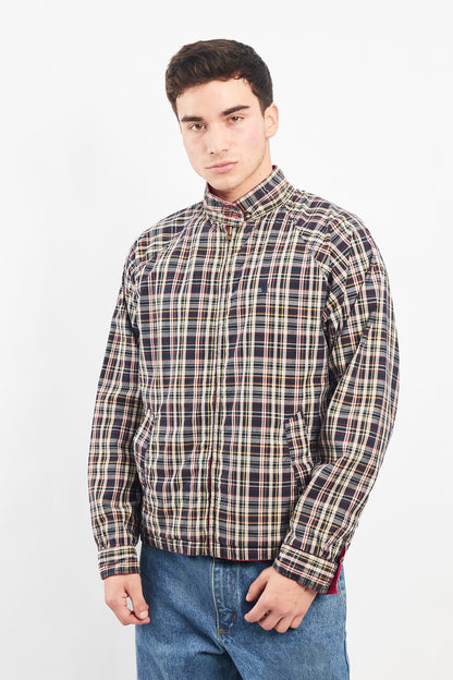 2009 Tommy Hilfiger Reversible Tartan/Salmon Harrington Jacket (M)