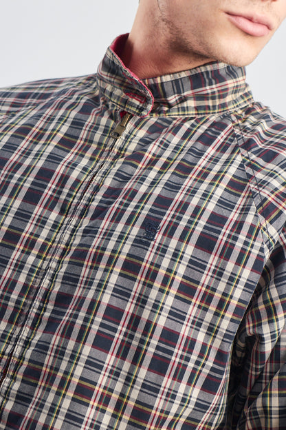 2009 Tommy Hilfiger Reversible Tartan/Salmon Harrington Jacket (M)