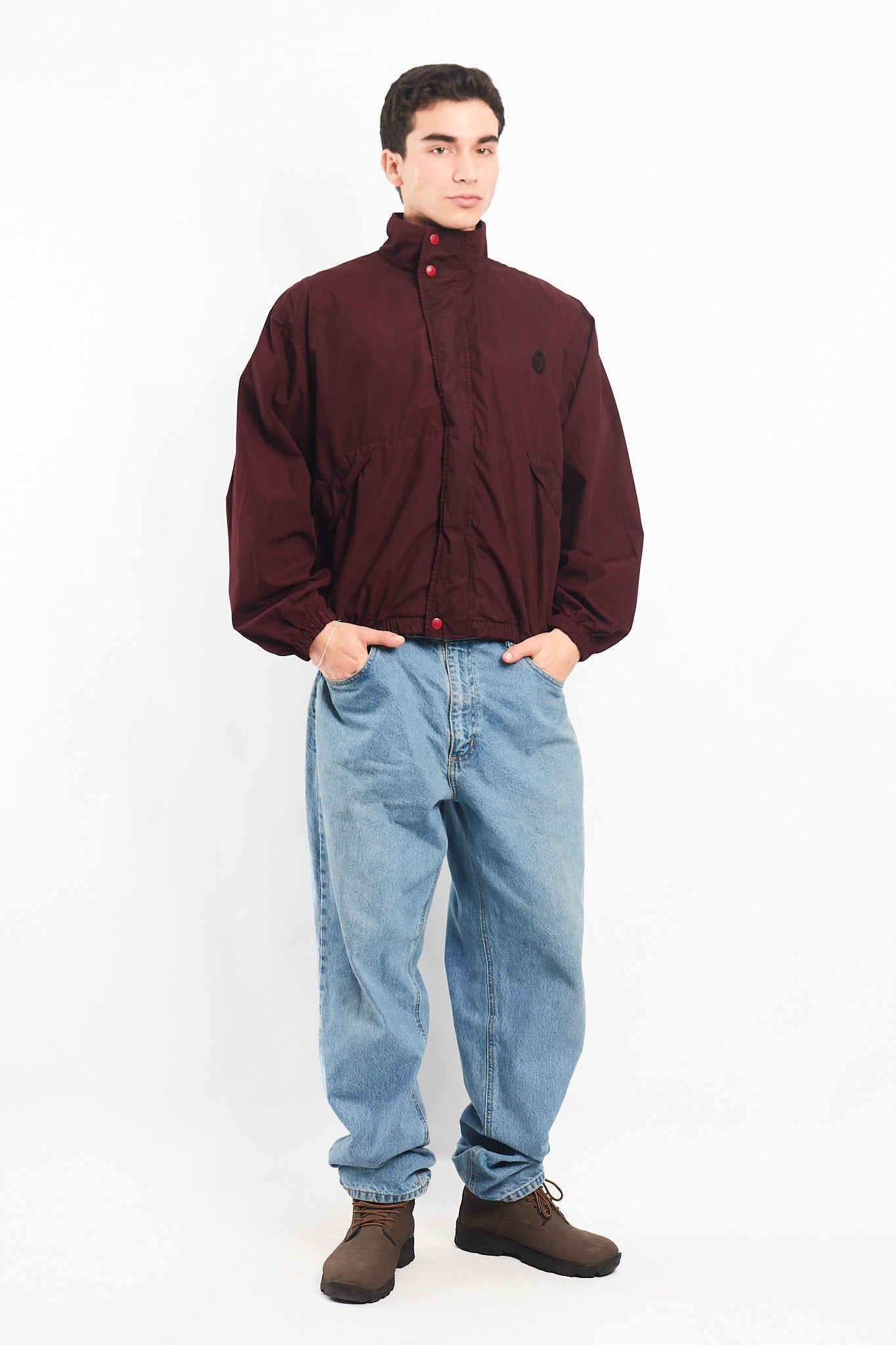 1990 Chaps Ralph Lauren Wine Windbreaker (M/L)