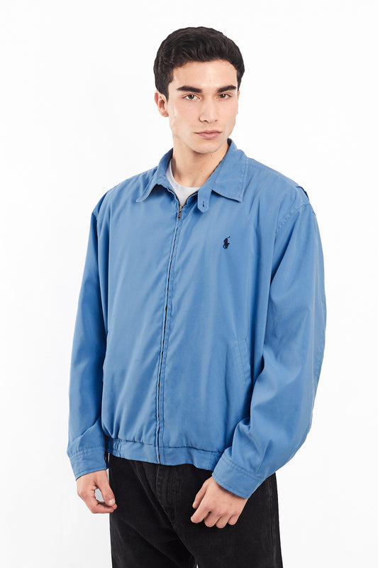 1990 Polo Golf Ralph Lauren Bi-Swing Sky-Blue Harrington Jacket (L)