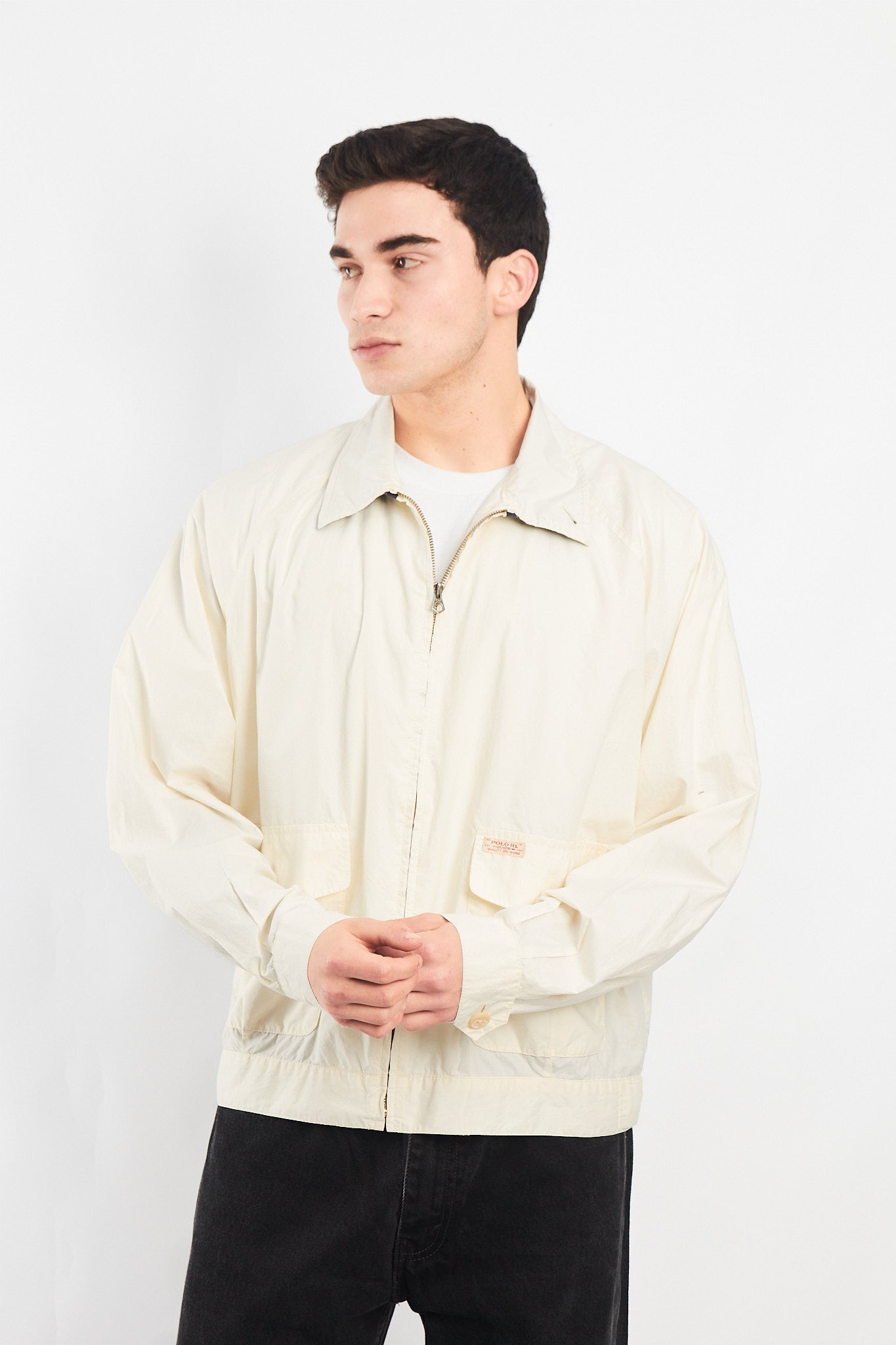 1990 Vintage Polo Ralph Lauren Aviator Windbreaker (M/L)