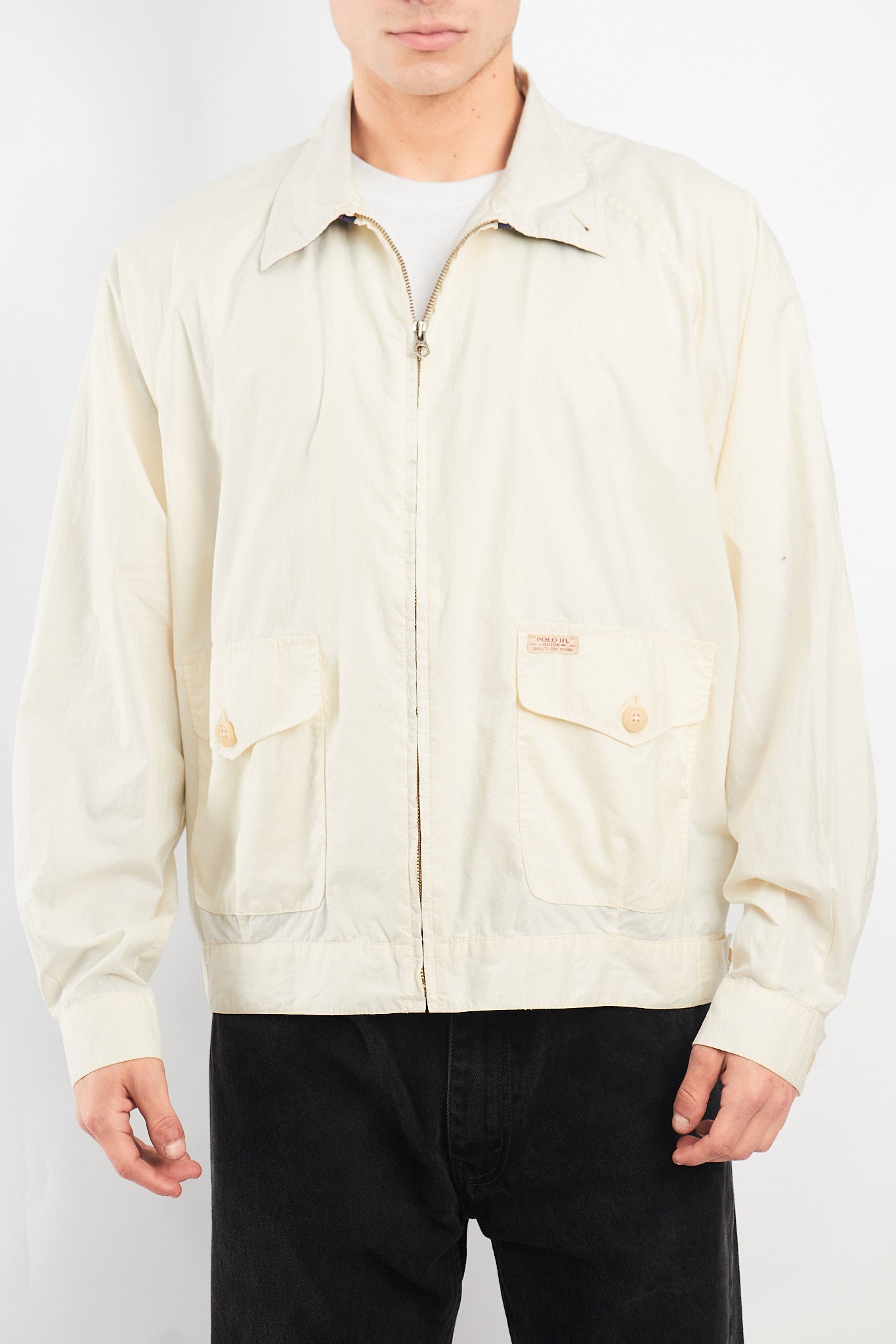 1990 Vintage Polo Ralph Lauren Aviator Windbreaker (M/L)