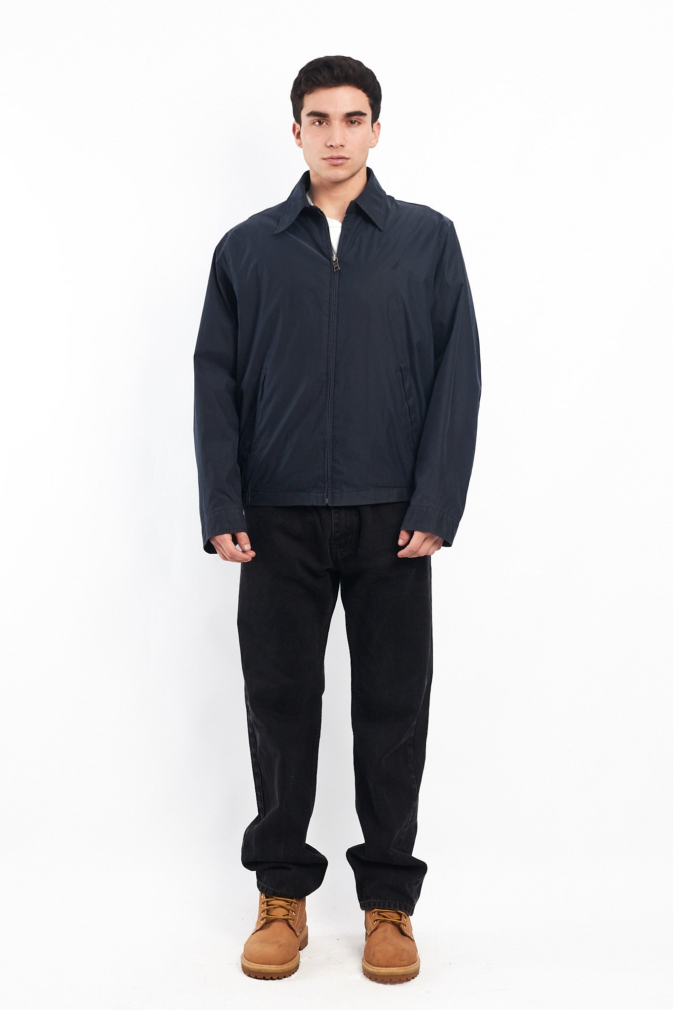 2000 Nautica Navy Harrington Jacket (M/L)