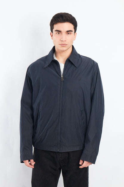 2000 Nautica Navy Harrington Jacket (M/L)