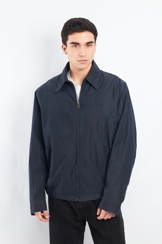 2000 Nautica Navy Harrington Jacket (M/L)