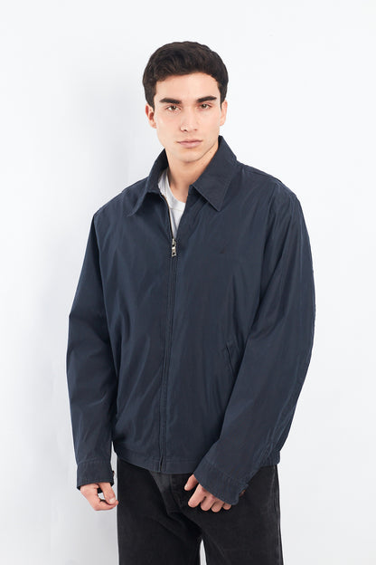 2000 Nautica Navy Harrington Jacket (M/L)