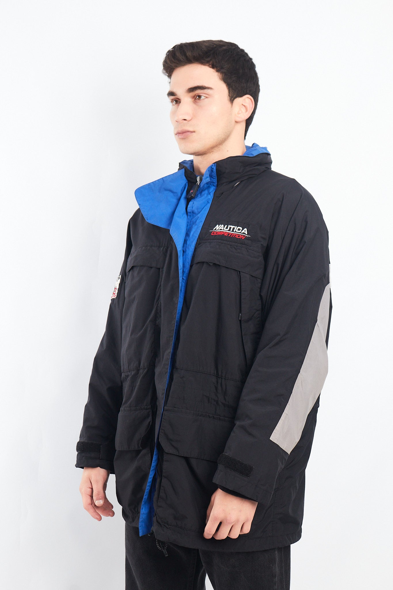1990 Nautica Competition Impermeable Cargo Parka (L/XL)