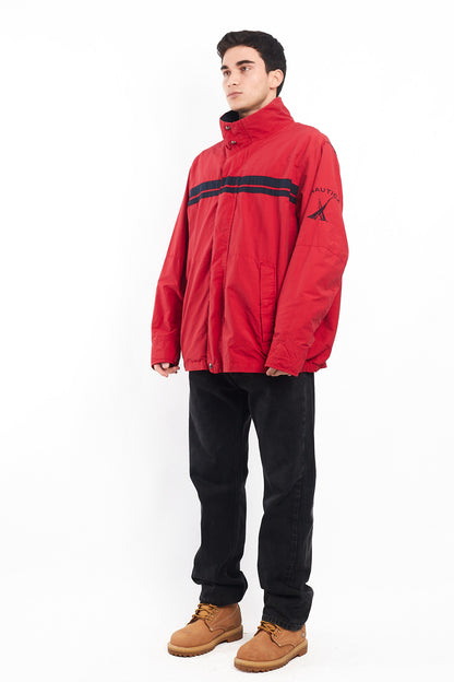 2000 Nautica Sailing J-Class Striped Jacket (XL/XXL)