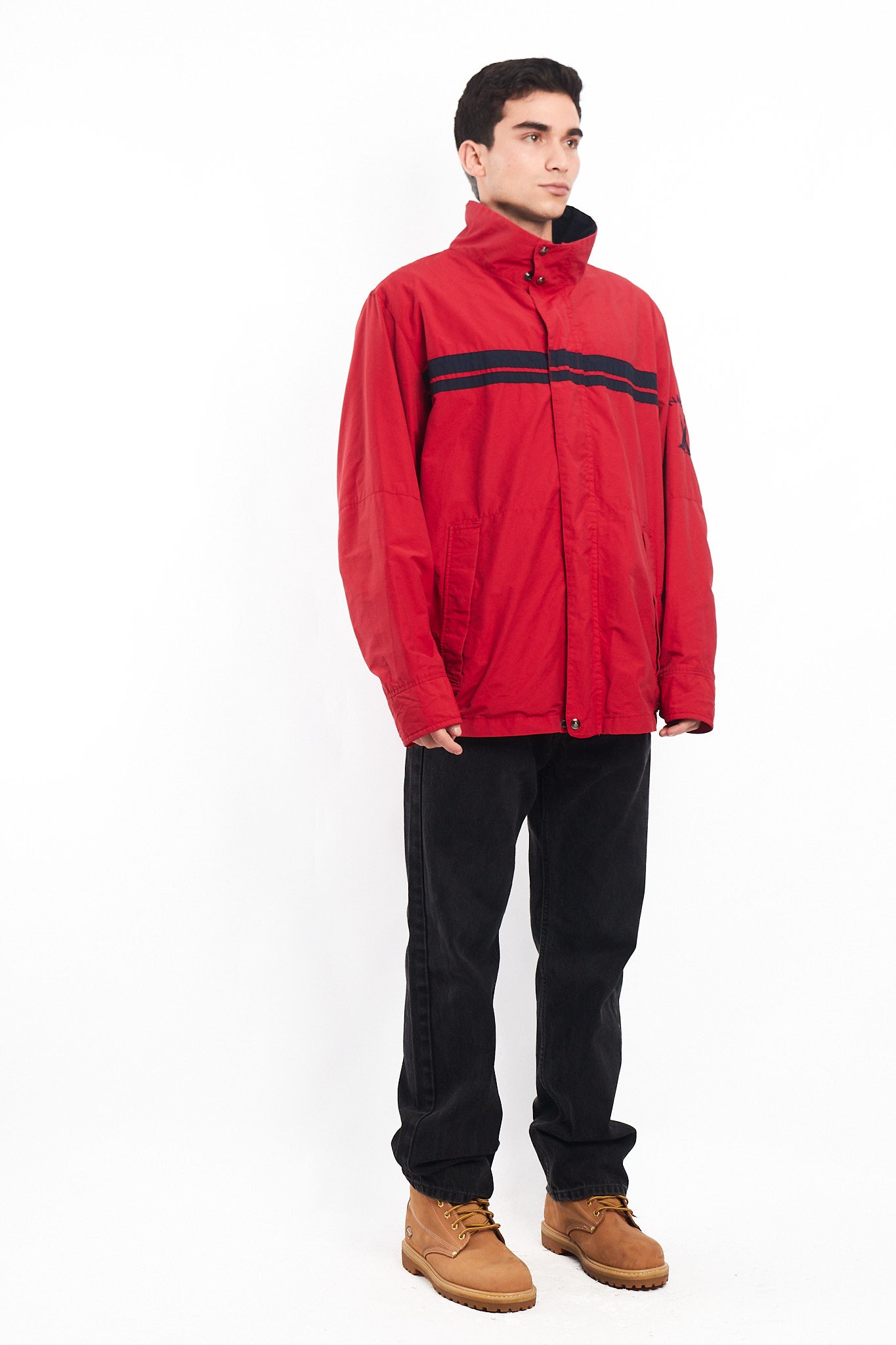 2000 Nautica Sailing J-Class Striped Jacket (XL/XXL)