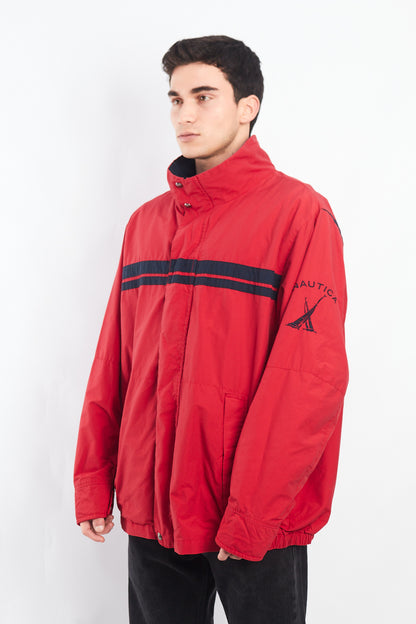 2000 Nautica Sailing J-Class Striped Jacket (XL/XXL)