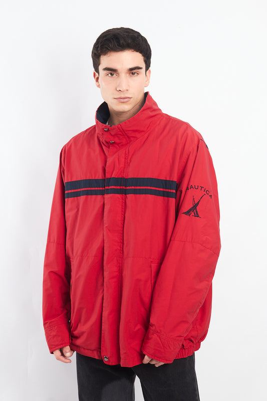 2000 Nautica Sailing J-Class Striped Jacket (XL/XXL)