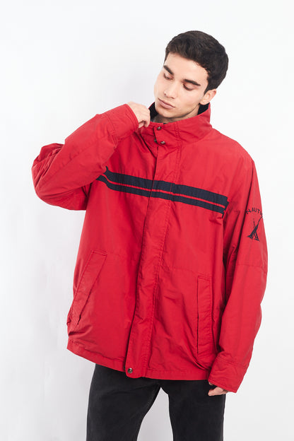 2000 Nautica Sailing J-Class Striped Jacket (XL/XXL)