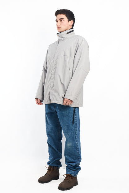 2000 Nautica Competition Gray Impermeable Windbreaker (L/XL)