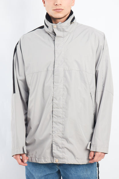 2000 Nautica Competition Gray Impermeable Windbreaker (L/XL)