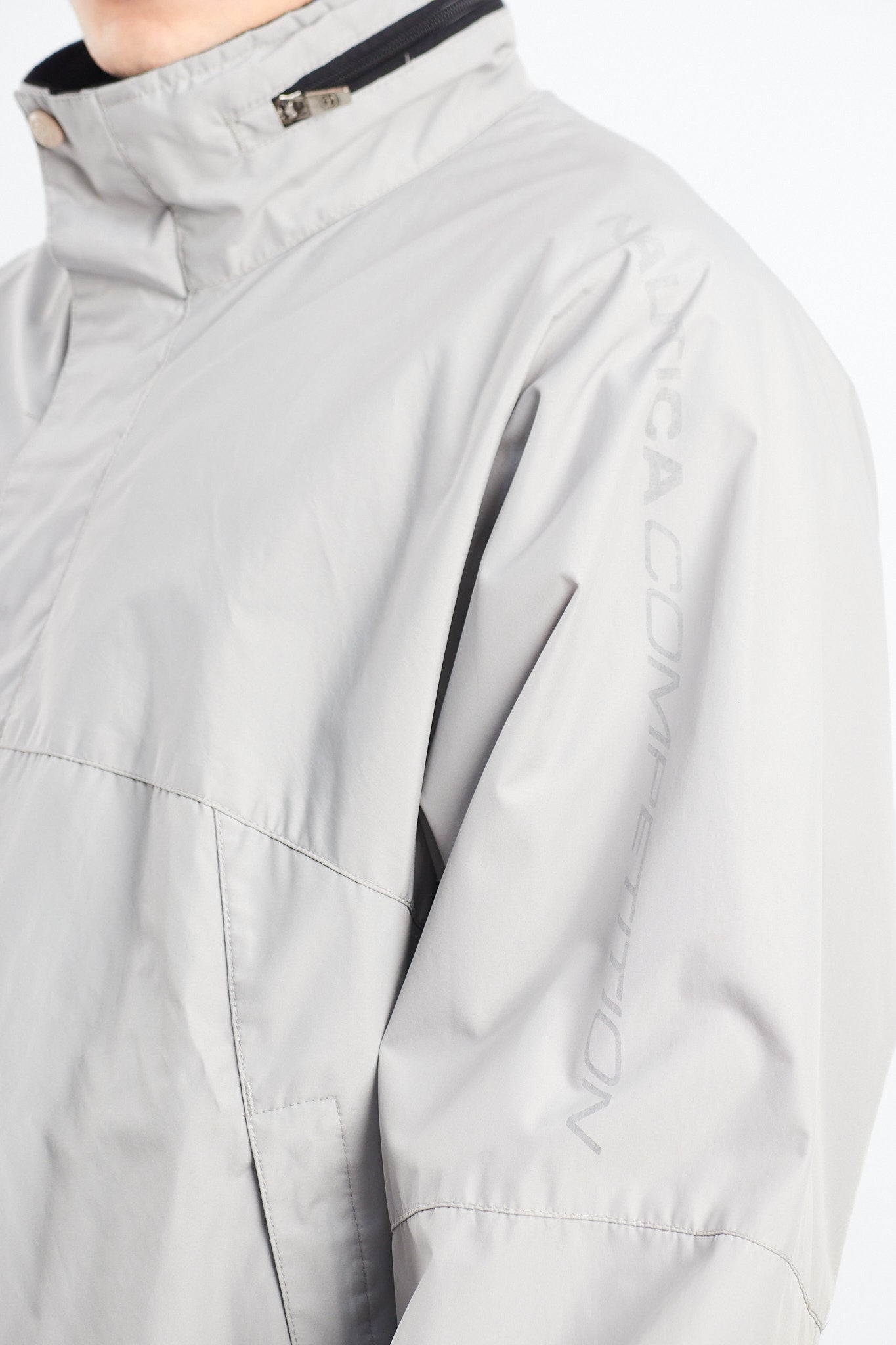 2000 Nautica Competition Gray Impermeable Windbreaker (L/XL)