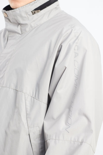 2000 Nautica Competition Gray Impermeable Windbreaker (L/XL)