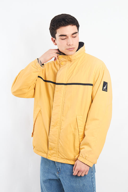 2000 Nautica Reversible Color block/ Polar Jacket (M/L)