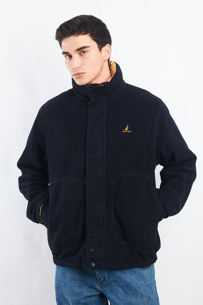 2000 Nautica Reversible Color block/ Polar Jacket (M/L)