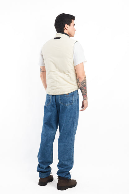 2000 Nautica Jeans Company Puffer Cargo Vest (S/M)