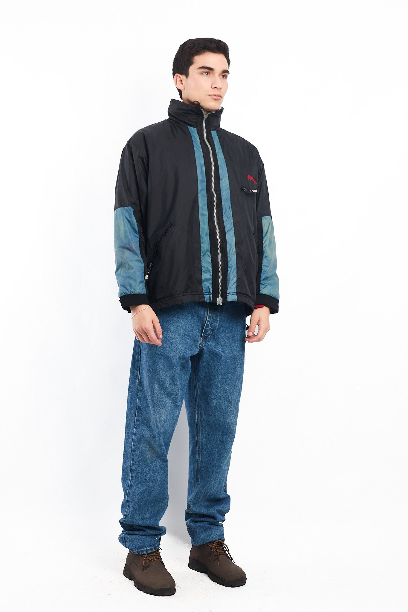 1990 Vintage Reversible Nautica Competition Big Logo Jacket (M)