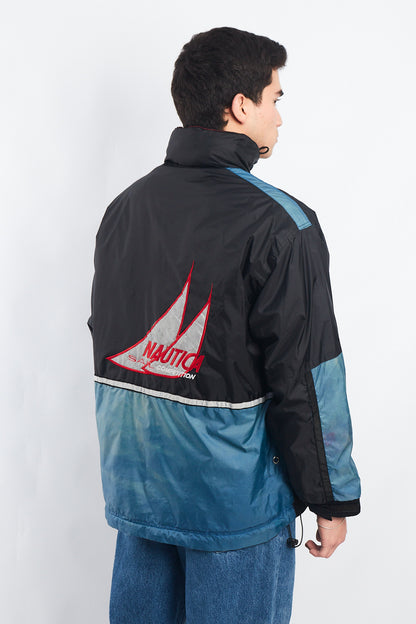 1990 Vintage Reversible Nautica Competition Big Logo Jacket (M)