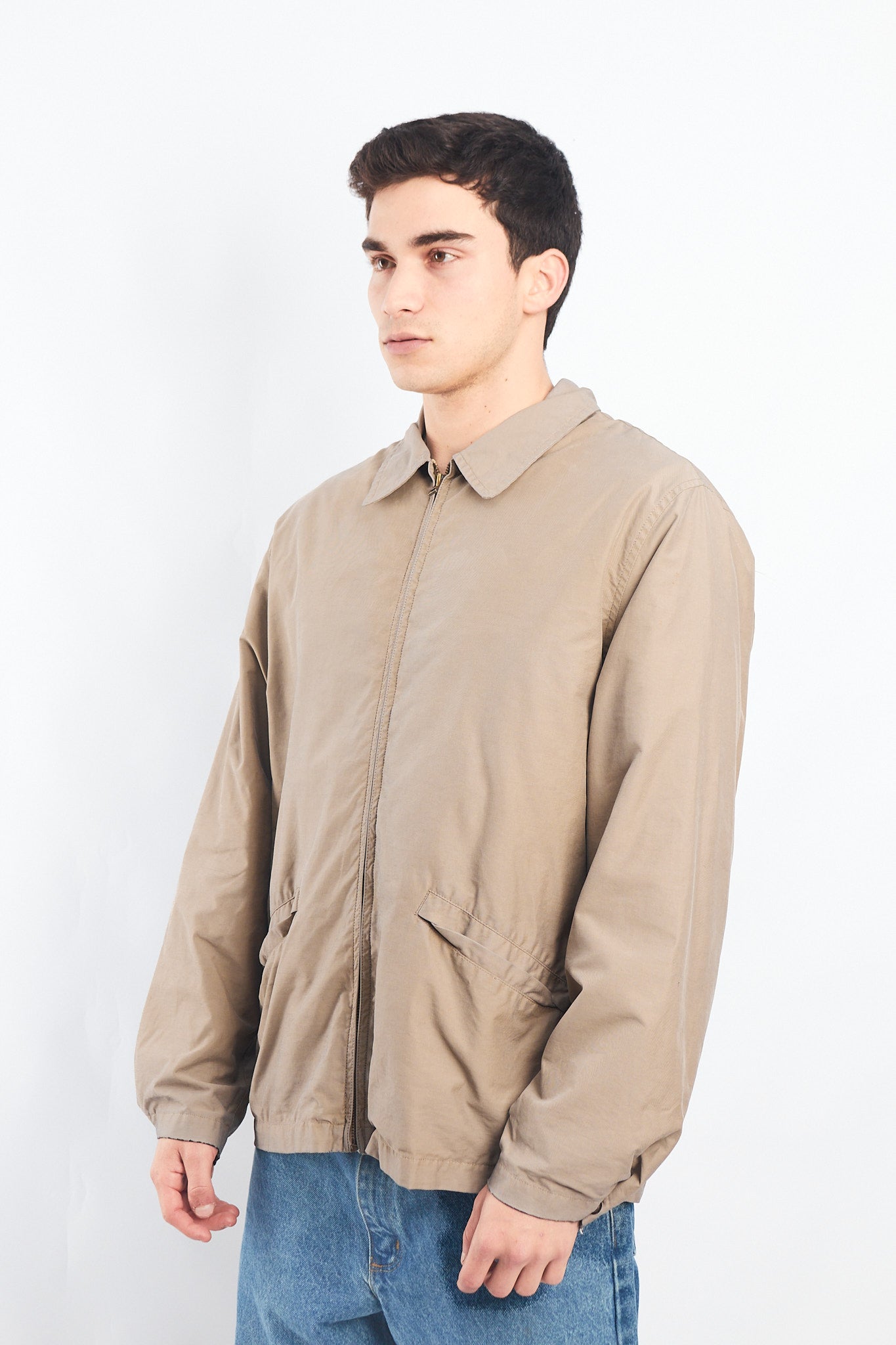 2000 Nautica Khaki Harrington Jacket (M/L)