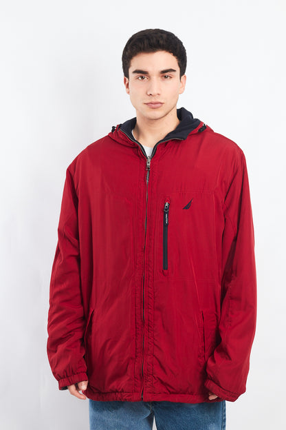 2000 Nautica Reversible Windbreaker / Polar Jacket( XL/XXL)