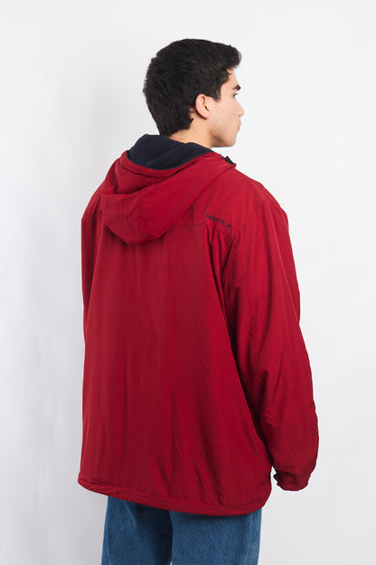 2000 Nautica Reversible Windbreaker / Polar Jacket( XL/XXL)