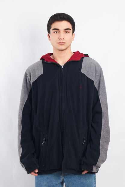 2000 Nautica Reversible Windbreaker / Polar Jacket( XL/XXL)
