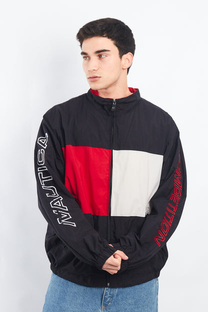 2000 Nautica Competition Big Logo Spell Out Impermeable Jacket (M/L)