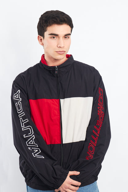 2000 Nautica Competition Big Logo Spell Out Impermeable Jacket (M/L)