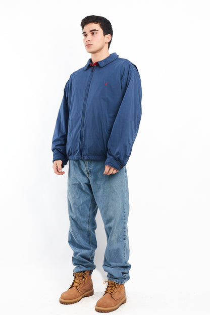 2000 Nautica Royal Blue Harrington Jacket (L/XL)