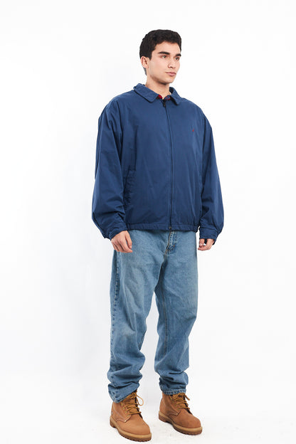 2000 Nautica Royal Blue Harrington Jacket (L/XL)