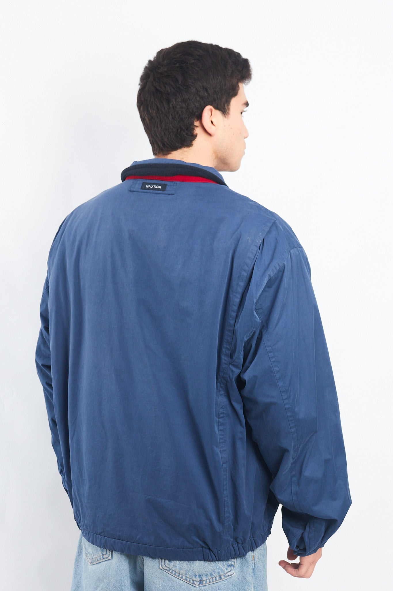 2000 Nautica Royal Blue Harrington Jacket (L/XL)