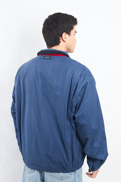 2000 Nautica Royal Blue Harrington Jacket (L/XL)