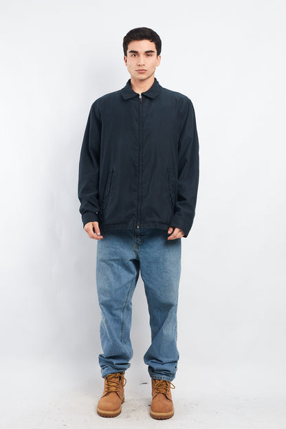 2000 Nautica Navy Harrington Jacket (L/XL)