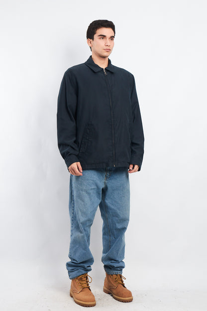 2000 Nautica Navy Harrington Jacket (L/XL)