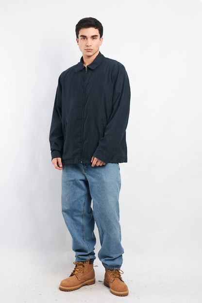 2000 Nautica Navy Harrington Jacket (L/XL)