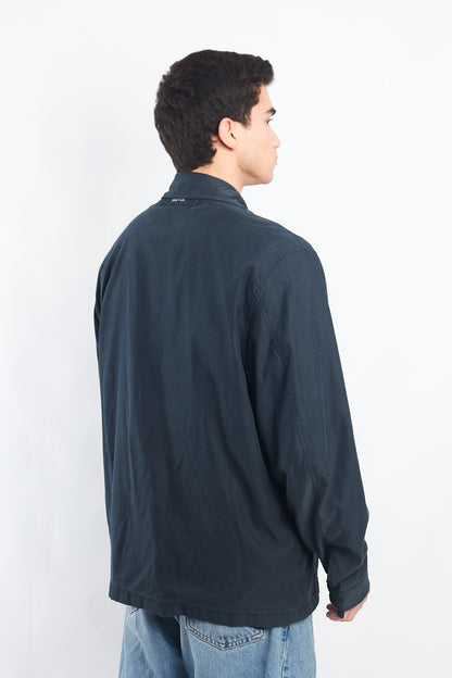 2000 Nautica Navy Harrington Jacket (L/XL)