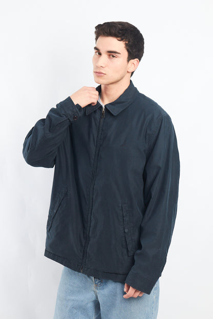 2000 Nautica Navy Harrington Jacket (L/XL)