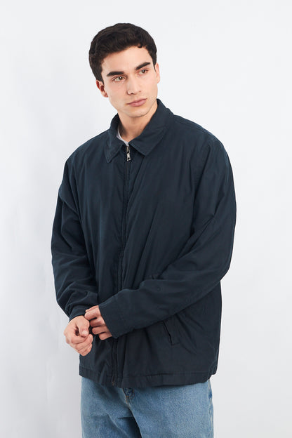 2000 Nautica Navy Harrington Jacket (L/XL)